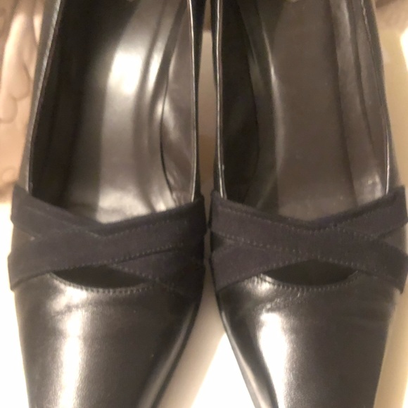 Donald j. pliner lanse black pumps heels size 8 - Picture 3 of 5